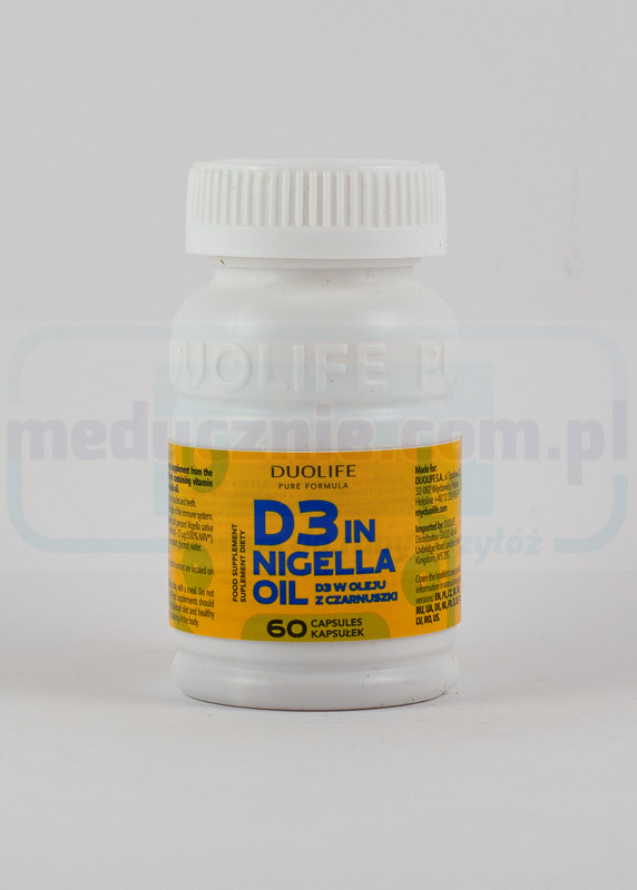 Duolife D3 60tabl. în ulei de chimen