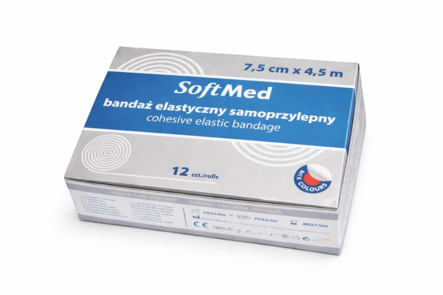 Bandaj coeziv 7,5 cm * 4,5 m 12 buc SOLID - SET III - Imagine 2