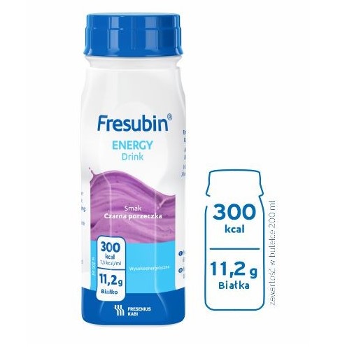 Fresubin Energy Drink 4x200ml coacăz negru
