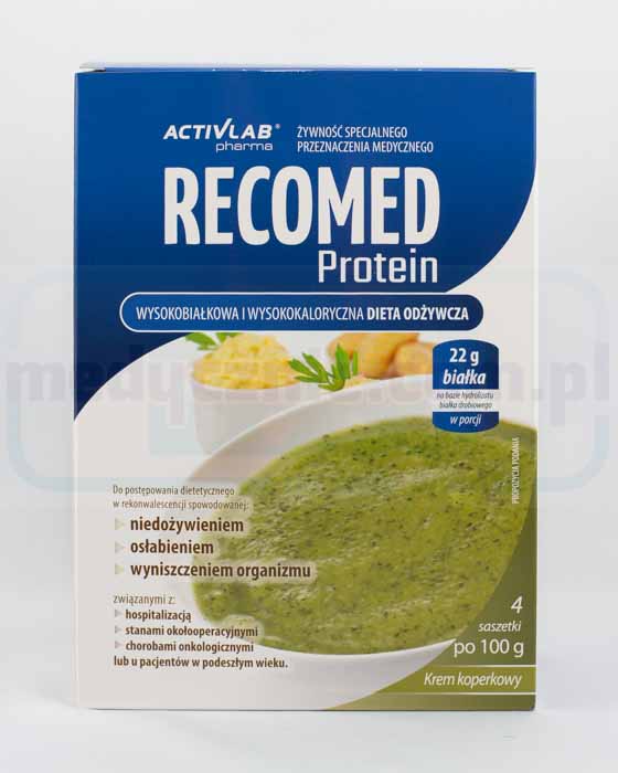 Recomed Protein 4x100g cremă de mărar