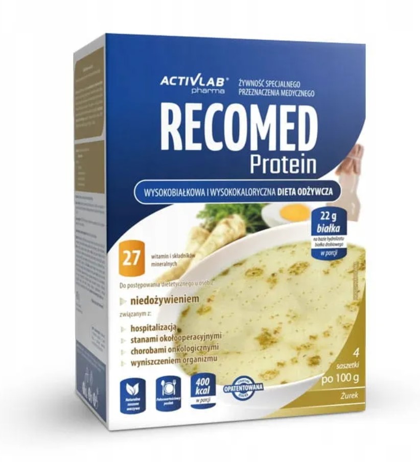 Recomed Protein 4x100g smântână