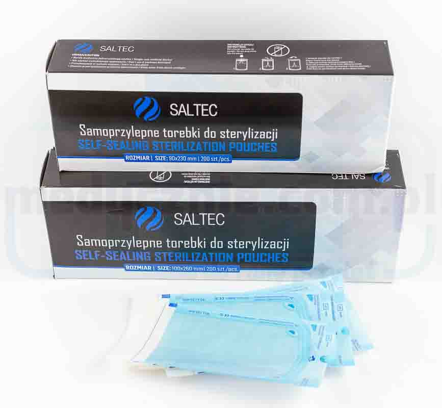 100mm *260mm 200pcs pungi din folie de sterilizare