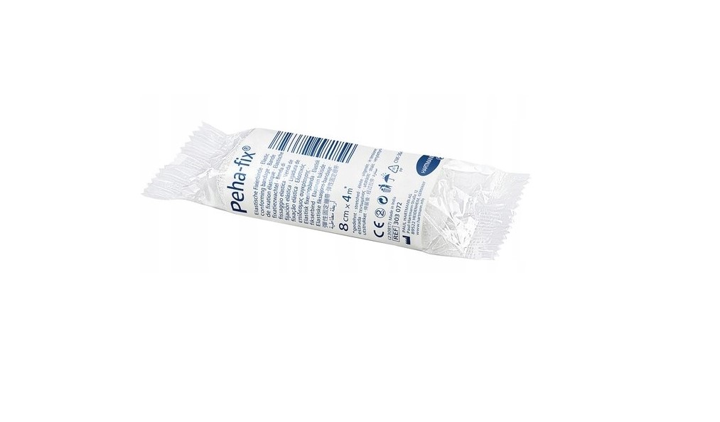 Peha-Fix 8cm *4m 1pc învelit individual, bandaj semi-flexibil