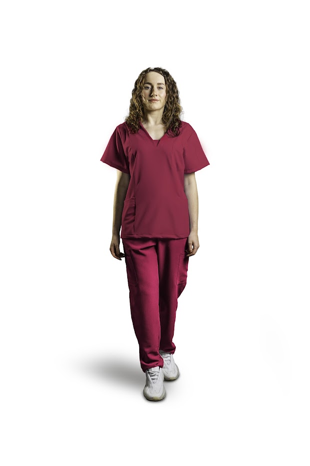 Set medical GAIA pentru femei fuchsia S