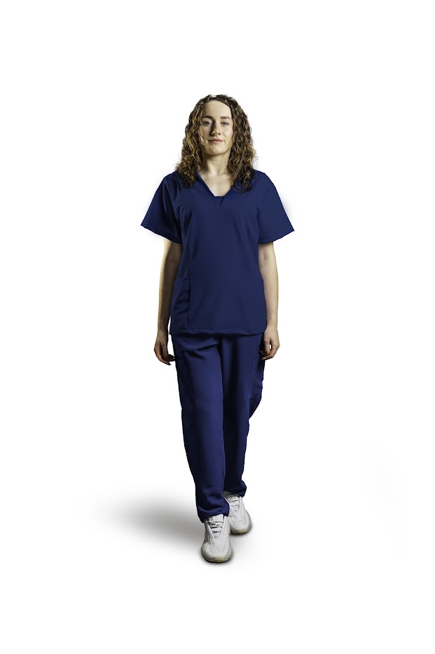 Halat medical GAIA doamnelor albastru marin S