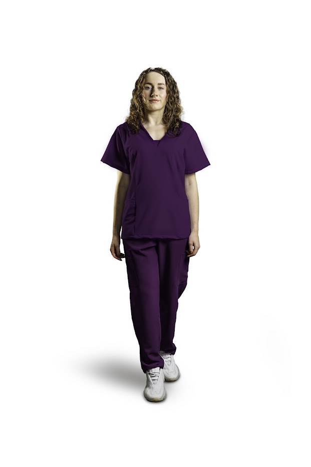 Set medical GAIA pentru femei prună XS