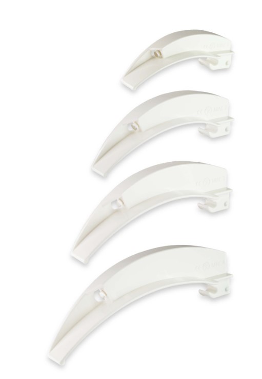 Lingură de plastic de unică folosință pentru laringoscop Macintosh 2-120mm