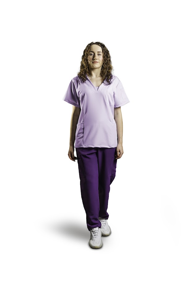 Set medical GAIA pentru femei violet L