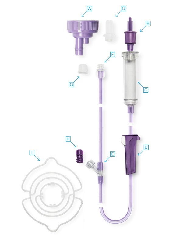 Set gravitațional Flocare pentru pungi și sticle universal 589755