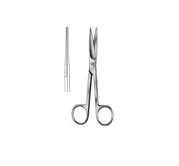 Foarfece chirurgicale 16,5 cm O/O drepte