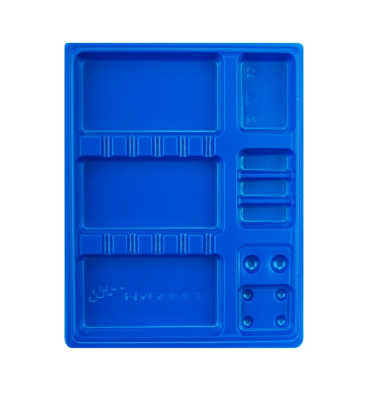 Tăvi dentare j.u. albastru marin 100pcs - Imagine 2