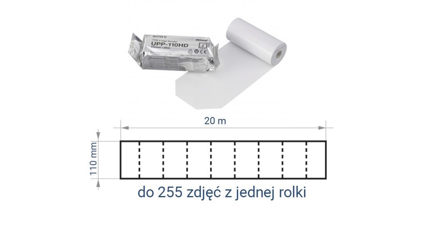 SONY UPP-110 HD hârtie cu ultrasunete (110x20) - Imagine 2