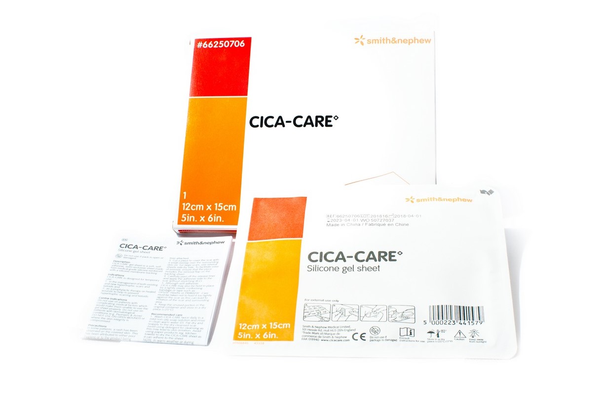 Cica-care 15 * 12cm 1pc silicon cicatrice pansament - Imagine 2