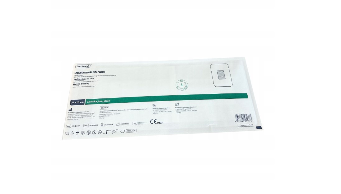 Pansament cu tampon absorbant STERIWUND 25cm x 10cm 25pcs - Imagine 2