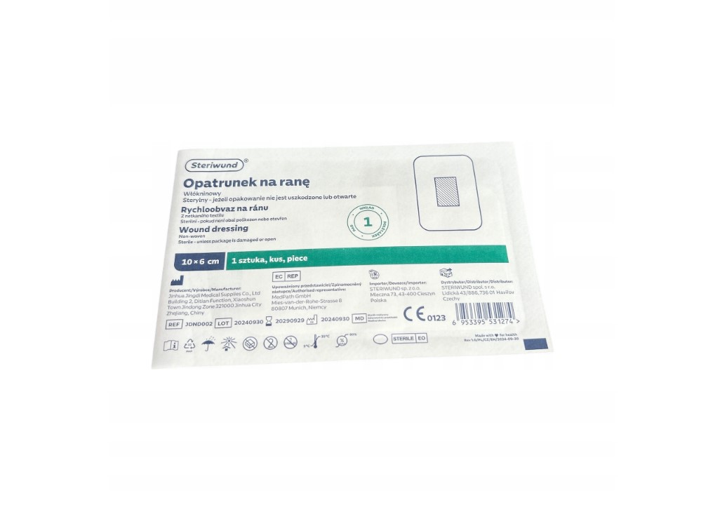 Pansament cu tampon absorbant STERIWUND 6cm x 10cm 50pcs - Imagine 2