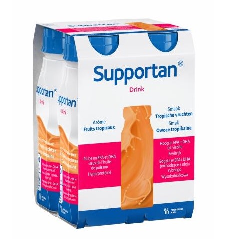 Fresenius Supportan DRINK 4x200ml fructe tropicale - Imagine 2