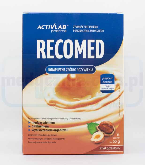 Cocktail nutrițional RecoMed 6x65g nucă