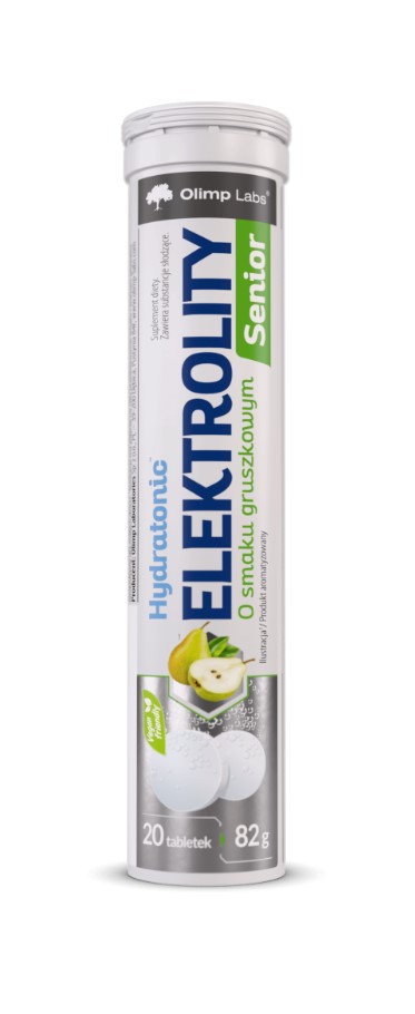 Olimp Hydratonic Electrolytes Senior 20 comprimate pară