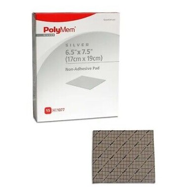 PolyMem Silver 1077 tampon neadeziv 17x19cm 1 buc