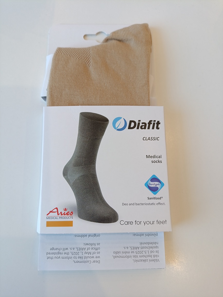 Avicenum DiaFit CLASSIC mărimea 41-44 pereche 8002 șosete diabetice maro