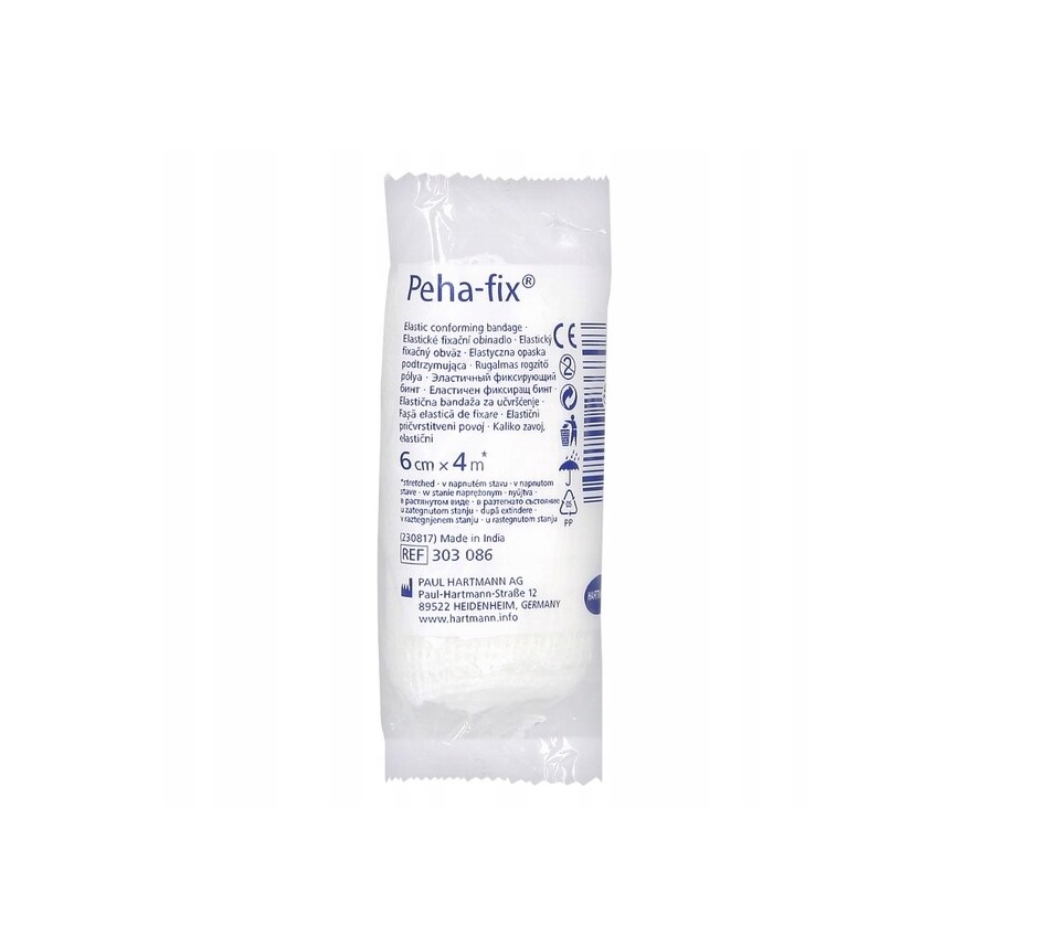 Peha-Fix 6cm *4m 1pc învelit individual, bandaj semi-flexibil
