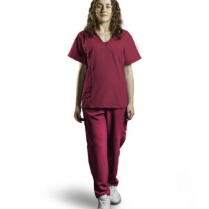 Set medical GAIA pentru femei fucsia XS