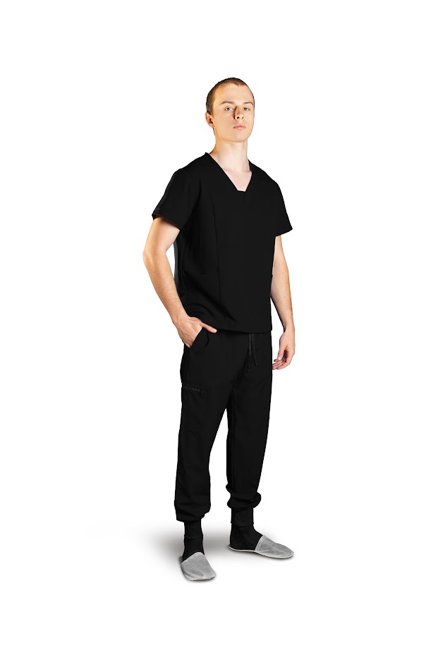 GAIA costum medical pentru bărbați negru XL - Imagine 2