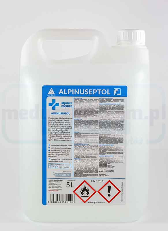 Dezinfectant de suprafață Alpinuseptol Neutral 5L