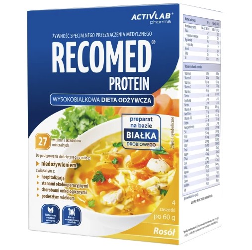 Recomed Protein 4x60g bulion