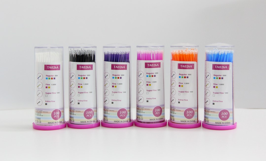 Aplicatoare 100pcs alb
