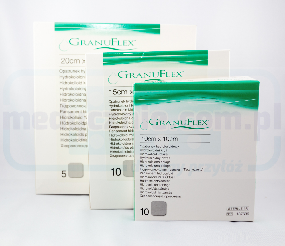 Pansament hidrocoloid Granuflex 20*20cm 1pc - Imagine 2