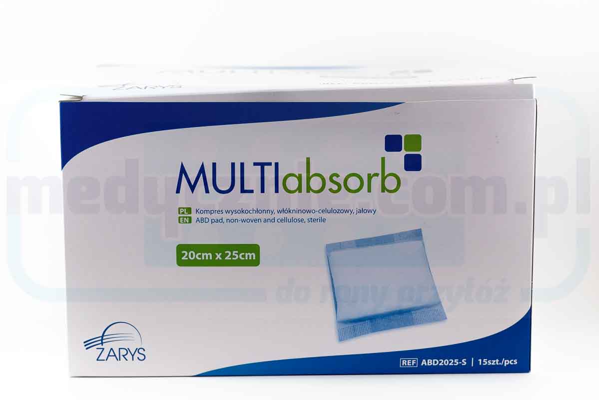 MULTIabsorb S 20cm x 25cm 1 buc foarte absorbant; compresă de celuloză nețesută, sterilă - Imagine 2