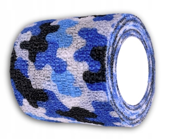 Bandă adezivă 5cm*4.5m 1 buc elastic albastru, autoadeziv (Kopia)